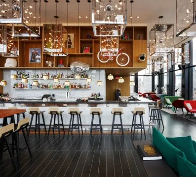 cloudM rooftop bar at citizenM Bowery — Cocktail Bar restaurant in New York