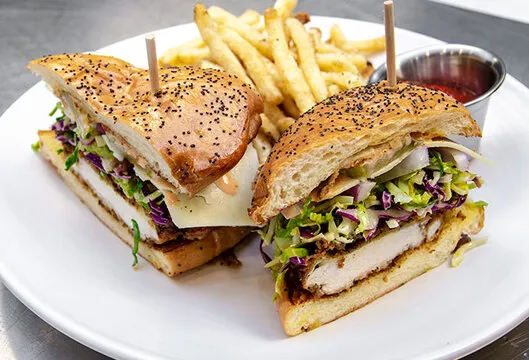 Cork & Pig Tavern – Ally Village — Wood Fired Fare restaurant in Midland